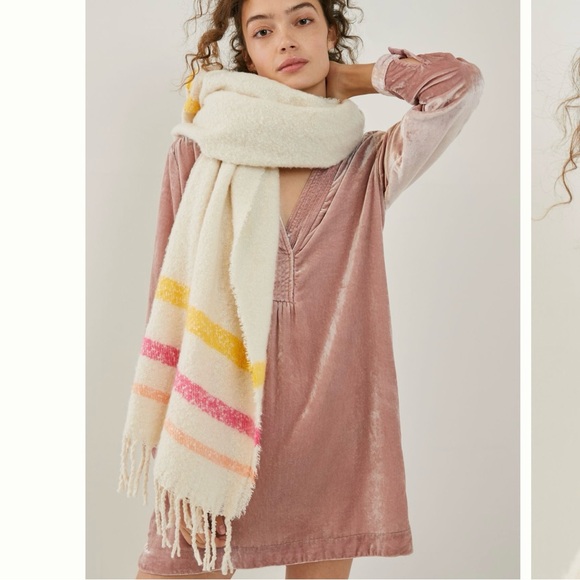 Anthropologie Melody Velvet Tunic Dress size large pink blush HOLIDAY ready - Picture 1 of 12